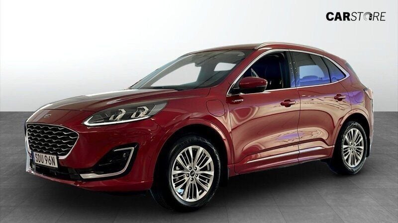 Röd Begagnad 2022 Ford Kuga Vignale SUV | 309 900 kr (Dyr) - Bild 1/4