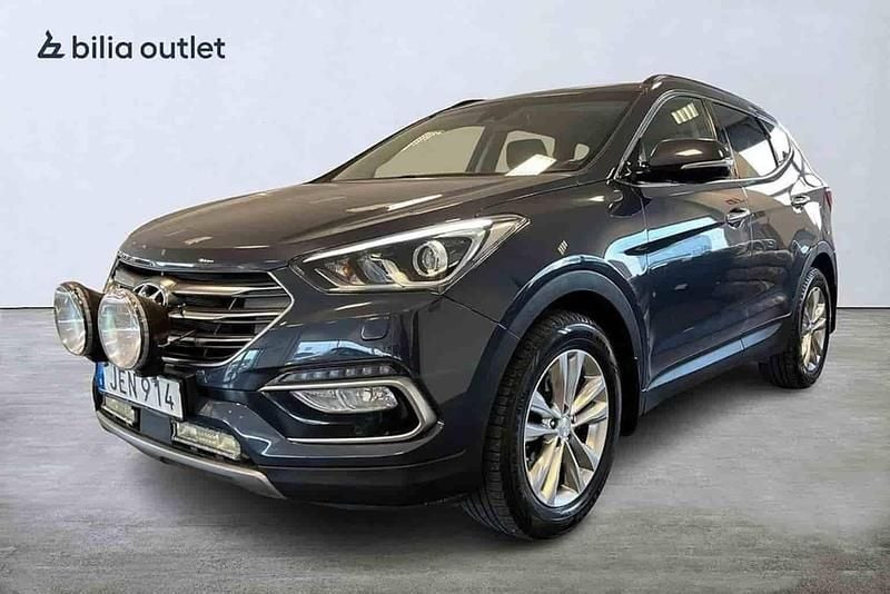 Blå Begagnad 2016 Hyundai Santa Fe SUV | 179 900 kr (Lite dyr) - Bild 1/1