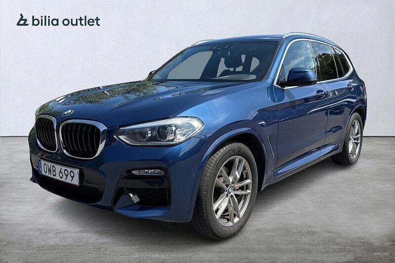 Blå Begagnad 2018 BMW X3 M Sport SUV | 329 900 kr (Lite dyr) - Bild 1/4