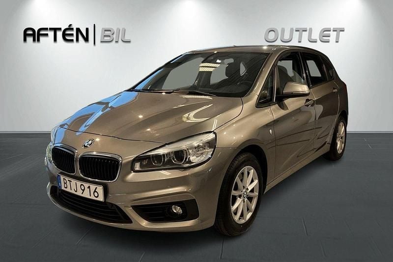 Silver Begagnad 2015 BMW 218 Active Tourer Advantage Minibuss | 139 900 kr (Bra pris) - Bild 1/3