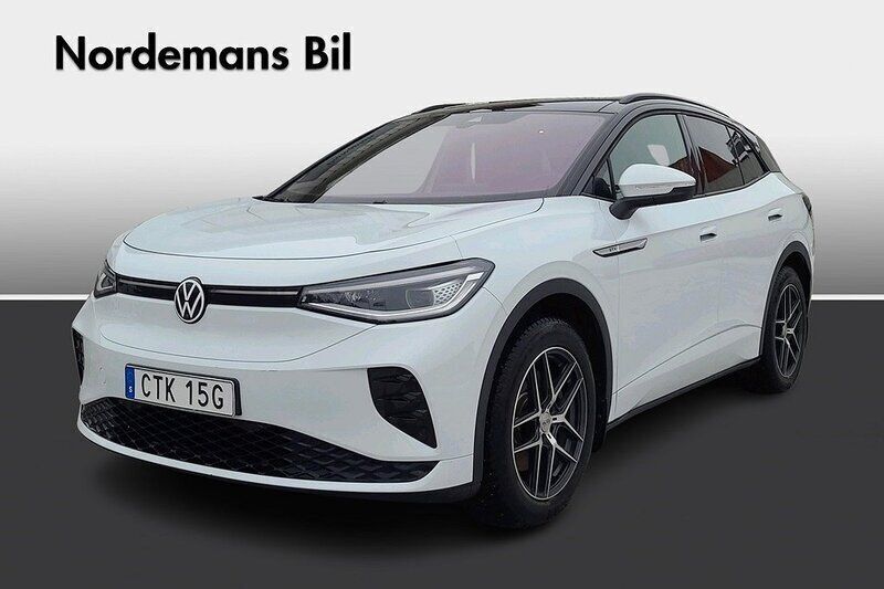 Vit Begagnad 2021 VW ID.4 GTX SUV | 399 900 kr (Dyr) - Bild 1/4