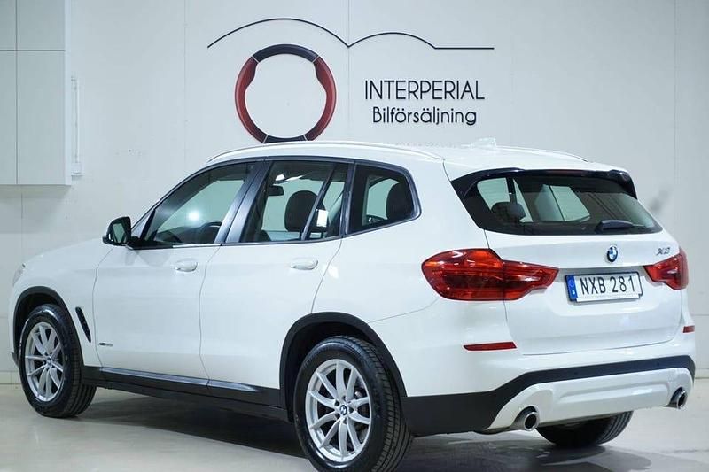 Begagnad BMW X3 Sport Line 184 HK (135 kW) 2018 Vit SUV