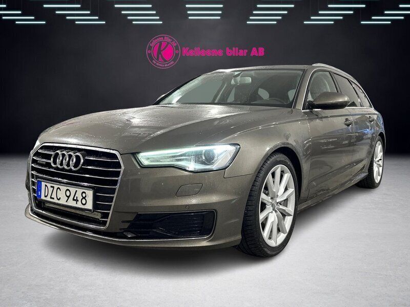 Grå Begagnad 2014 Audi A6 Ambition Kombi | 174 900 kr (Marknadspris) - Bild 1/4