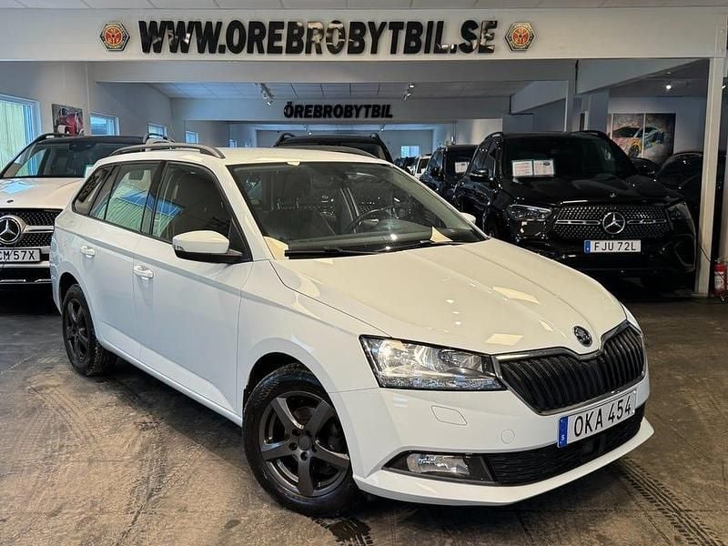 Vit Begagnad 2018 Skoda Fabia Style Kombi | 99 900 kr (Marknadspris) - Bild 1/4