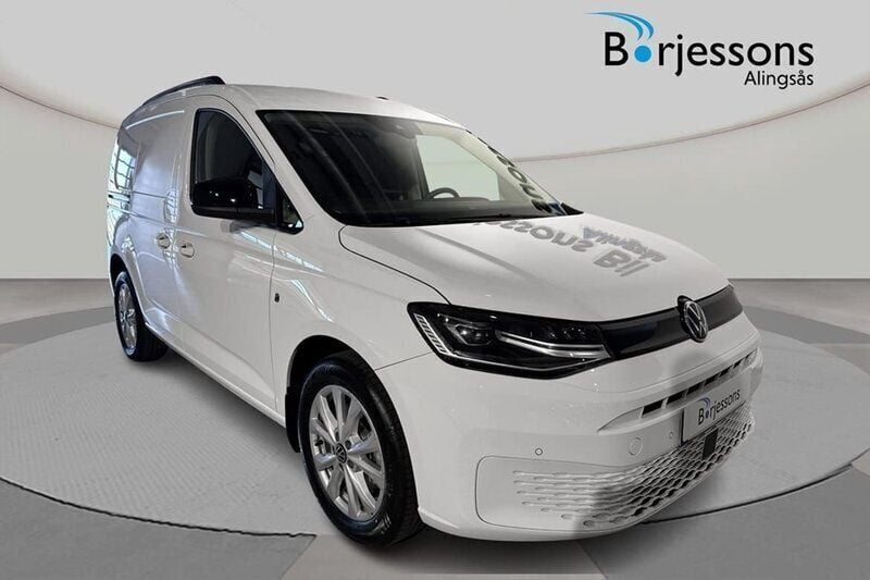 Vit Ny 2025 VW Caddy Minibuss | 445 500 kr (Marknadspris) - Bild 1/4