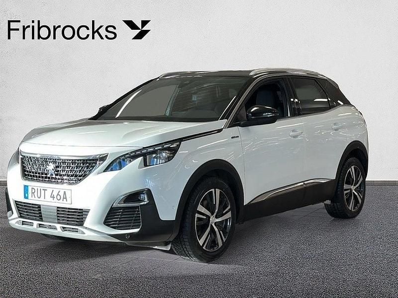 Vit Begagnad 2019 Peugeot 3008 GT-line SUV | 179 800 kr (Marknadspris) - Bild 1/4