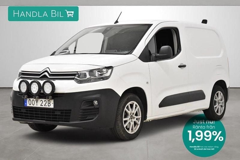 Vit Begagnad 2019 Citroën Berlingo Minibuss | 139 900 kr (Bra pris) - Bild 1/3