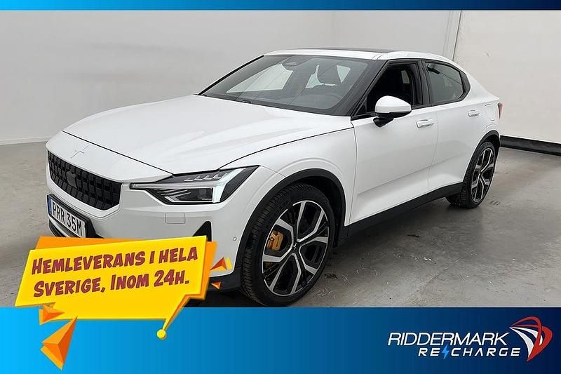 Vit Begagnad 2020 Polestar 2 Performance Halvkombi | 379 800 kr (Marknadspris) - Bild 1/3