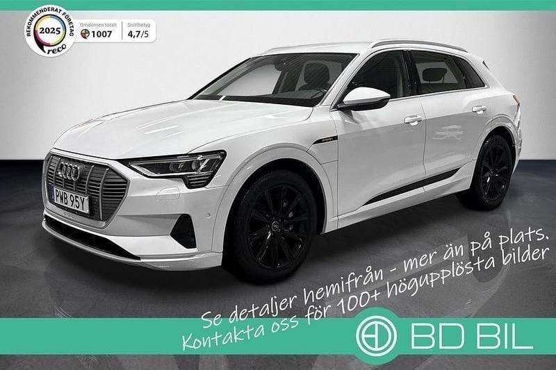 Vitmetallic Begagnad 2020 Audi e-tron SUV | 278 800 kr (Superpris) - Bild 1/3