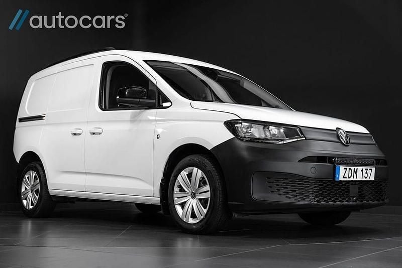 Vit Begagnad 2022 VW Caddy Minibuss | 278 750 kr (Lite dyr) - Bild 1/4