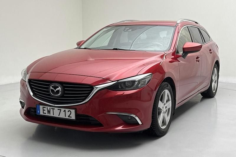 Röd Begagnad 2015 Mazda 6 Kombi | 110 000 kr (Superpris) - Bild 1/4