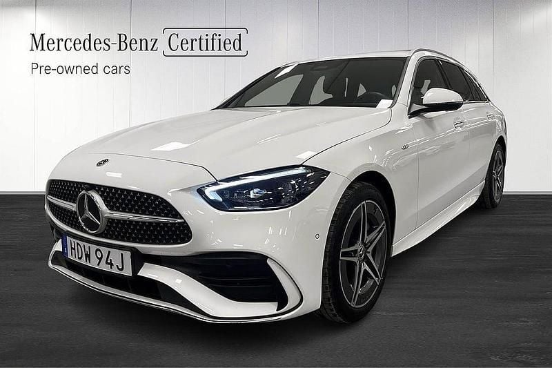 Begagnad Mercedes C300e Premium 204 HK (150 kW) 2025 Vit Kombi