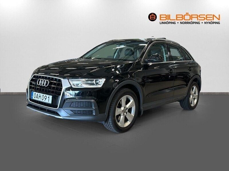 Svart Begagnad 2016 Audi Q3 SUV | 199 900 kr (Marknadspris) - Bild 1/4