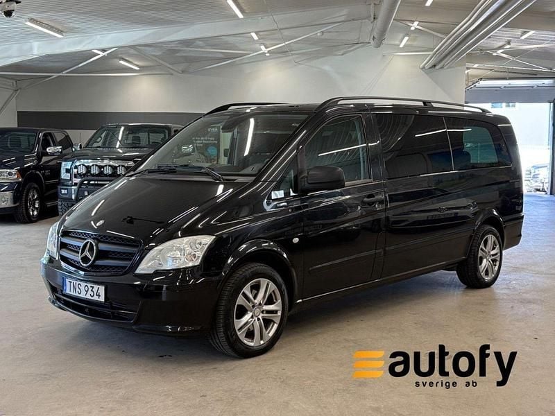 Svart Begagnad 2013 Mercedes Vito Minibuss | 169 900 kr - Bild 1/4