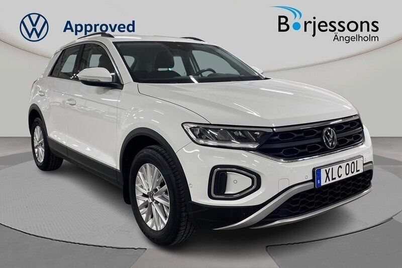 Vit Begagnad 2022 VW T-Roc SUV | 267 000 kr (Marknadspris) - Bild 1/4