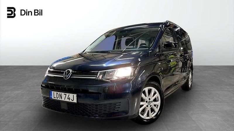 Begagnad VW Caddy Life 114 HK (83 kW) 2022 Blå Minibuss