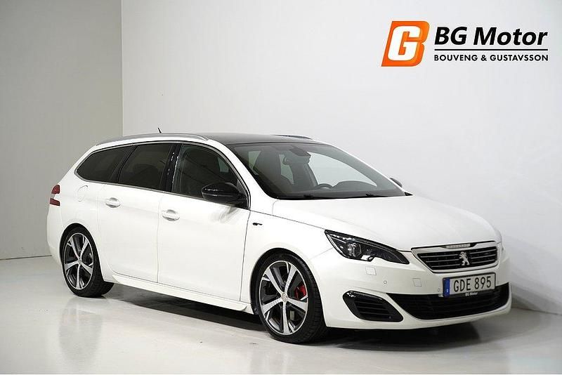 Vit Begagnad 2016 Peugeot 308 GT-line Kombi | 134 900 kr (Lite dyr) - Bild 1/4