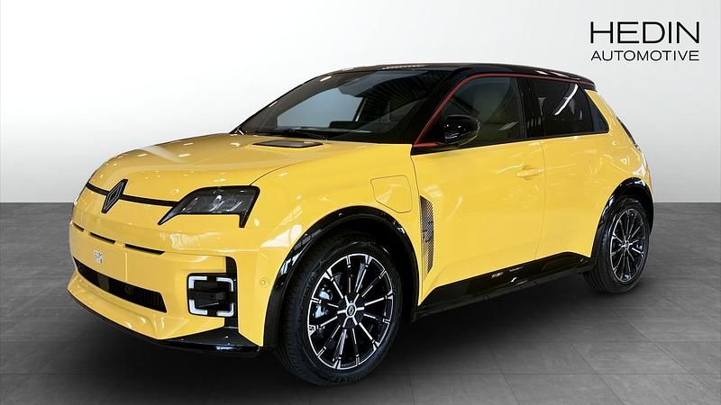 Gul (yellow) Begagnad 2025 Renault R5 Iconic Halvkombi | 384 900 kr (Dyr) - Bild 1/4