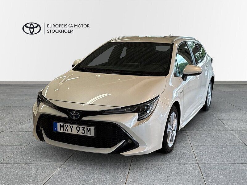 Vit Begagnad 2019 Toyota Corolla Style Kombi | 224 900 kr (Marknadspris) - Bild 1/3