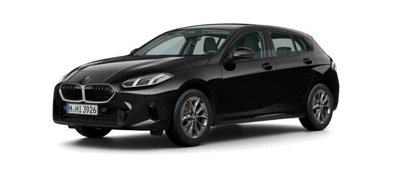 Svart Ny 2025 BMW 120 Shadowline Halvkombi | 388 500 kr (Marknadspris) - Bild 1/4