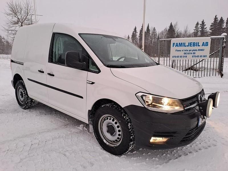 Begagnad VW Caddy 122 HK (89 kW) 2020 Vit Minibuss
