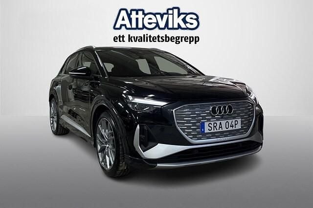 Mytsvart metallic Begagnad 2022 Audi Q4 e-tron S-Line SUV | 369 900 kr (Bra pris) - Bild 1/4