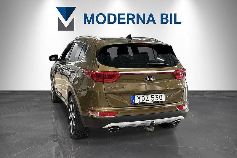 Begagnad Kia Sportage GT-Line 185 HK (136 kW) 2016 Grön SUV