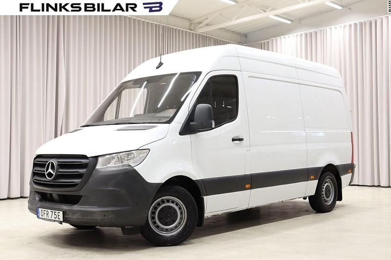 Vit Begagnad 2021 Mercedes Sprinter Van | 279 900 kr (Superpris) - Bild 1/4