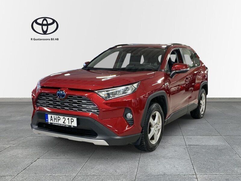 Röd Begagnad 2020 Toyota RAV4 Hybrid SUV | 329 900 kr (Marknadspris) - Bild 1/4