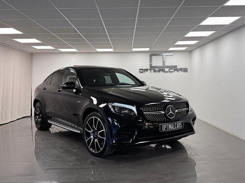 Svart met. Begagnad 2016 Mercedes GLC43 AMG AMG Sportkupé | 419 900 kr (Marknadspris) - Bild 1/4