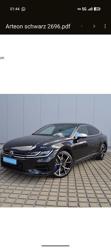 Svarta sportstolar med kolfiber Begagnad 2022 VW Arteon R | 450 000 kr - Bild 1/4