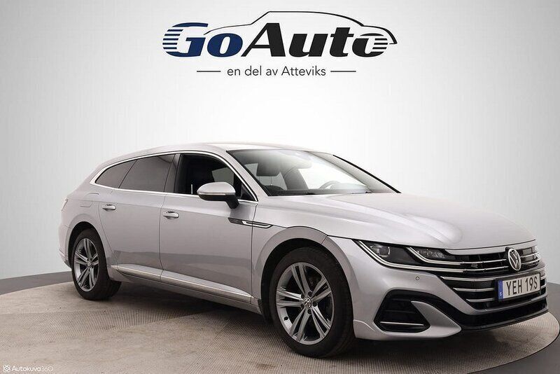 Silver Begagnad 2021 VW Arteon R-line Kombi | 299 500 kr (Marknadspris) - Bild 1/4