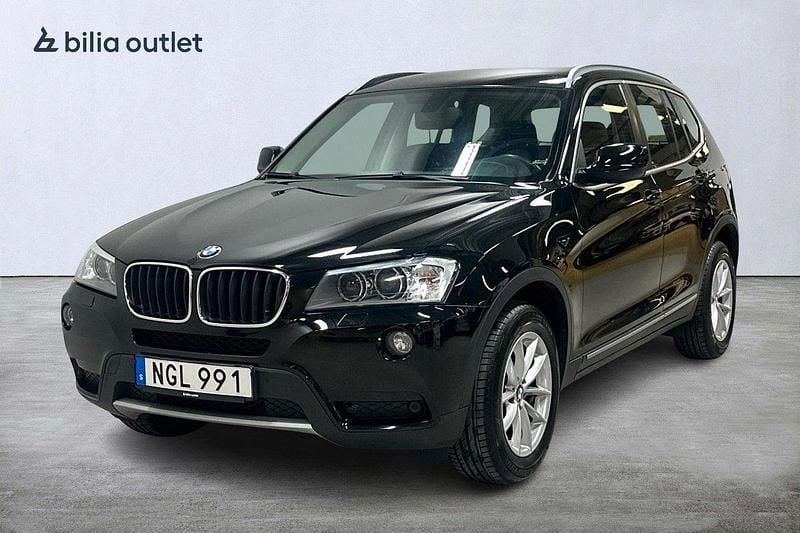 Svart Begagnad 2013 BMW X3 SUV | 159 900 kr (Marknadspris) - Bild 1/3