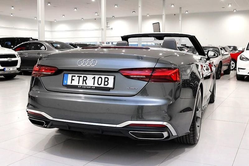 Begagnad Audi A5 Cabriolet S-Line 190 HK (139 kW) 2020 Grå Cab