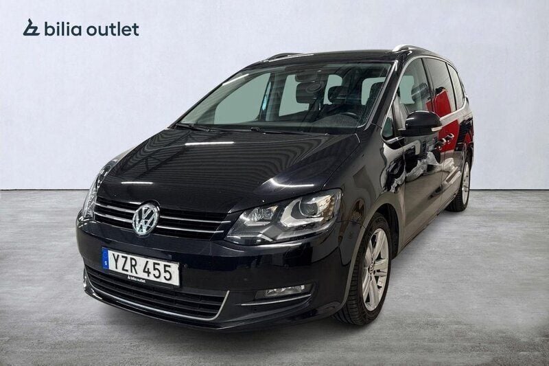 Svart Begagnad 2017 VW Sharan GT Minibuss | 260 000 kr (Marknadspris) - Bild 1/2