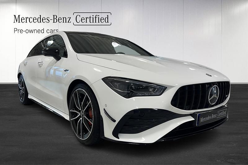 Begagnad Mercedes CLA35 AMG Shooting Brake AMG 2024 Vit Kombi