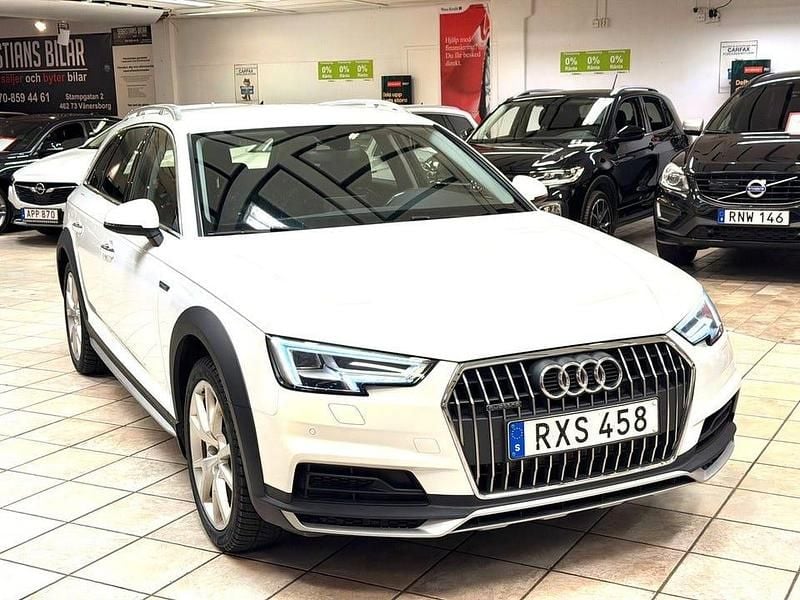 Vit Begagnad 2017 Audi A4 Allroad Proline Kombi | 209 900 kr (Marknadspris) - Bild 1/4