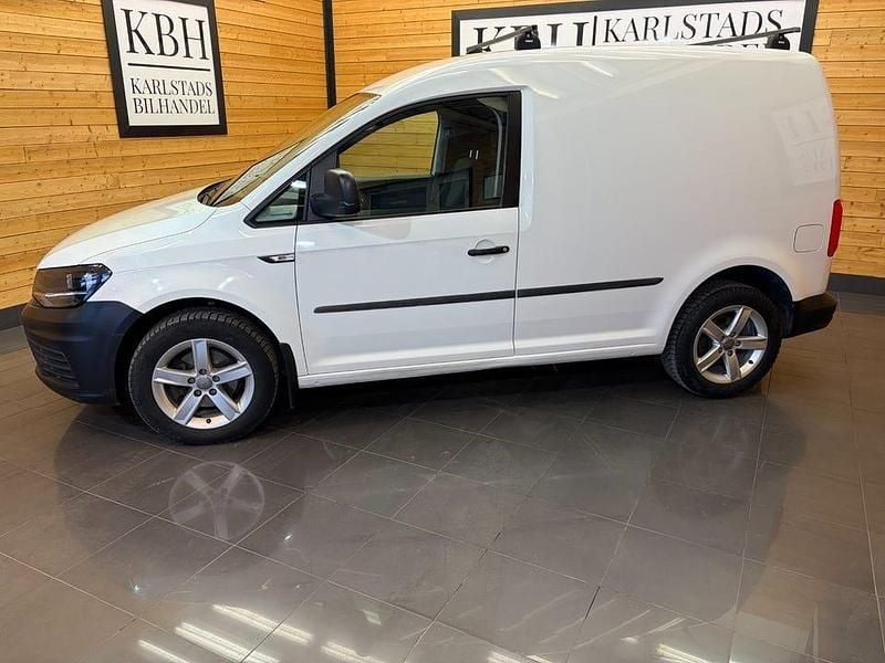 Begagnad VW Caddy 75 HK (55 kW) 2018 Vit Minibuss
