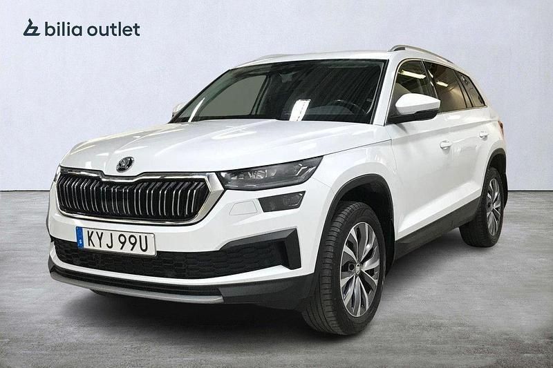 Vit Begagnad 2022 Skoda Kodiaq Style SUV | 309 900 kr (Bra pris) - Bild 1/3