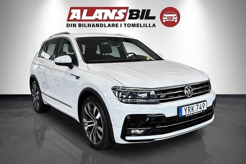 Vit Begagnad 2017 VW Tiguan GT SUV | 244 000 kr (Bra pris) - Bild 1/4