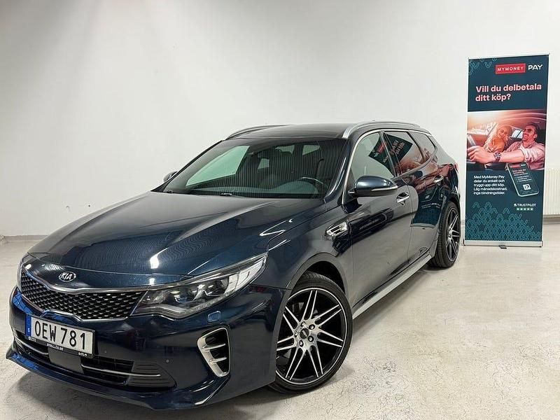 Blå Begagnad 2017 Kia Optima GT-Line Kombi | 145 800 kr (Marknadspris) - Bild 1/3