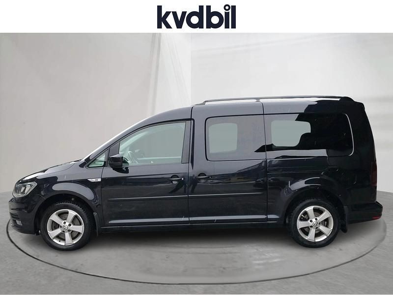 Begagnad VW Caddy Maxi Life Life 150 HK (110 kW) 2018 Svart Minibuss