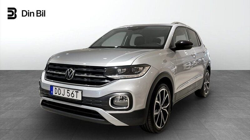 Silver Begagnad 2021 VW T-Cross SUV | 214 900 kr (Marknadspris) - Bild 1/4