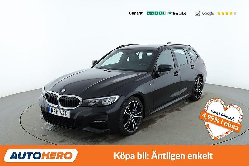 Svart Begagnad 2020 BMW 330 M Sport Kombi | 368 000 kr (Marknadspris) - Bild 1/4