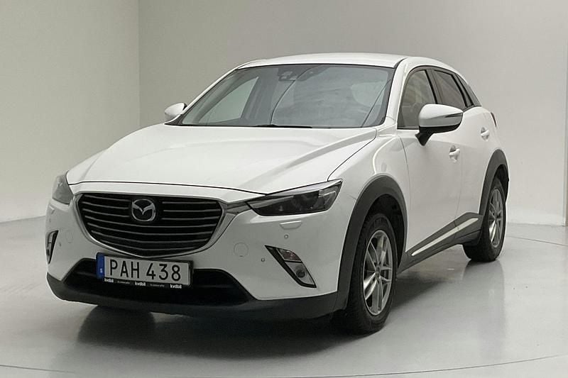 Vit Begagnad 2016 Mazda CX-3 SUV | 123 500 kr (Bra pris) - Bild 1/4