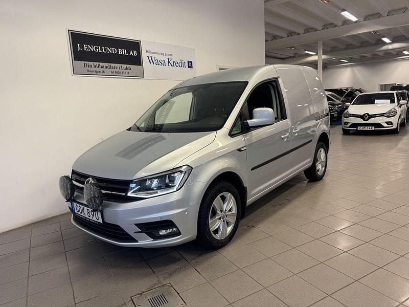 Silver Begagnad 2020 VW Caddy Minibuss | 239 900 kr (Marknadspris) - Bild 1/4