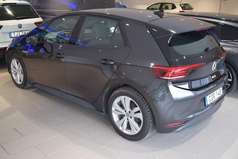 Begagnad VW ID.3 Pro Performance 150 kW (204 HK) 2021 Grå Halvkombi