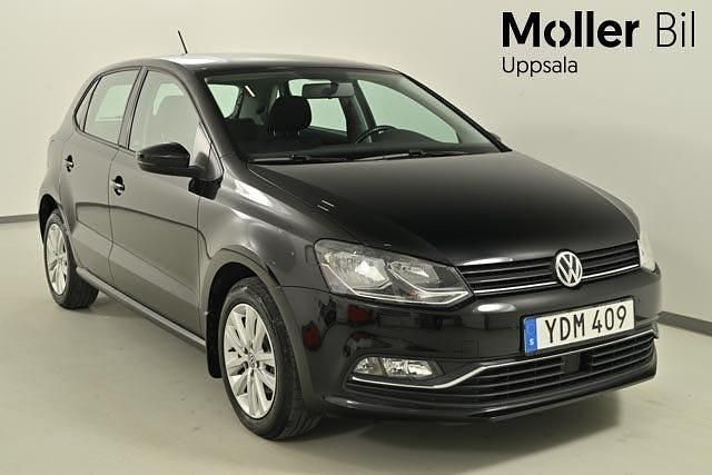 Svart Begagnad 2016 VW Polo Halvkombi | 89 000 kr (Marknadspris) - Bild 1/3