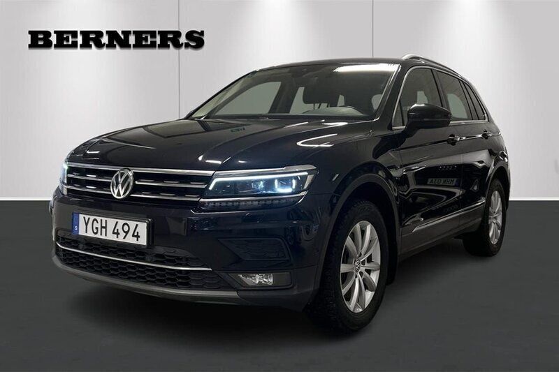Svart Begagnad 2019 VW Tiguan SUV | 219 900 kr (Bra pris) - Bild 1/4