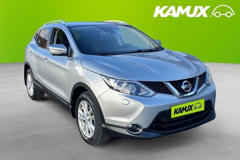 Silver/grå Begagnad 2016 Nissan Qashqai 360º SUV | 108 900 kr (Marknadspris) - Bild 1/3